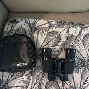 Black Binoculars with Case